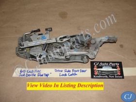 OEM 1960 Cadillac Deville Series 62 Series 60 Fleetwood 4 Door LEFT DRIVER SIDE FRONT DOOR LOCK LATCH MECHANISM #4802793 OEM 1960 Cadillac Deville Series 62 Series 60 Fleetwood 4 Door LEFT DRIVER SIDE FRONT DOOR LOCK LATCH MECHANISM #4802793